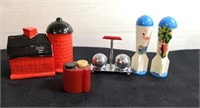 Vintage assorted Salt & Pepper shakers; Japan