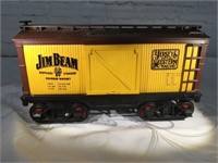 Jim Beam Yellow Box Car Train Decanter