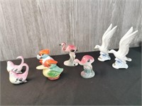 4 Sets of Salt and Pepper Shakers - Birds