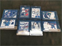8 NHL Hockey Memorabilia Cards: Jersey & Signed