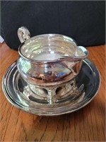 Reed and Barton silver plate gravy boat