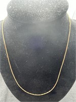 delicate sterling chain necklace