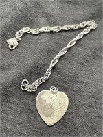 bracelet with sterling silver charm