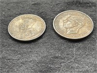 2 Vintage Newfoundland Coins