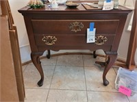 176 wooden end table