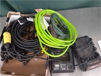 Extension cords and battery chargers
