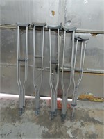 (5) Pairs of Crutches