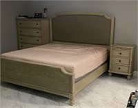 King Bed, Dresser with Mirror and Chest