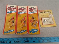 Vintage mepps & garcia fishing lures