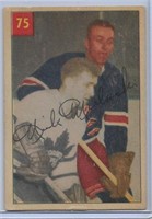 1954-55 Parkhurst card #75 Nick Mickoski
