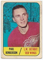1967-68 Topps card #103 Paul Henderson