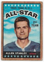 Allen Stanley 1966-67 Topps All-Star card #128