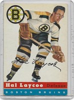 1954-55 Topps card #38 Hal Laycoe