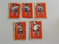 Lot of 5 1963-64 Parkhurst Hockey cards