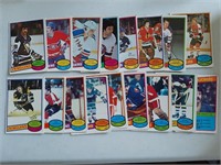 Lot of 17 1980-81 O-Pee-Chee Hockey cards