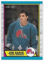 Joe Sakic 1989-90 O-Pee-Chee Rookie card #113