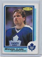 Wendel Clark 1986-87 O-Pee-Chee Rookie card #149