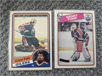 GRANT FUHR 1984 AND 1988 CARDS