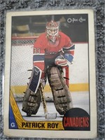 PATRICK ROY SECOND YEAR 1987 CARD