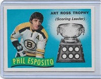 Phil Esposito O-Pee-Chee Art Ross Trophy card