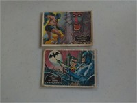 Lot of 2 1966 O-Pee-Chee Batman Black Bat cards