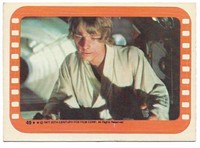 1977 Topps Star Wars Sticker #49 Luke