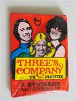 1978 Topps Three's Company Stickers pack