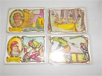 Lot of 4 1961 Fleer Pirates Bold cards