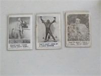 Lot of 3 1961 Leaf Spook Stories cards