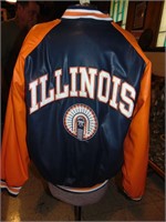 Poly Vinyl & Wool U of I Jacket Plus