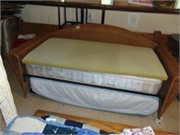 Wicker Trundle Bed
