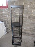 Wire Basket Storage Shelf