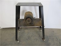 Metal Table with Mounted HP Electric Motor