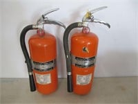 2 ABC-10-F Flag Fire Extingushers