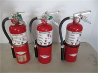 3 Amerex ABC Fire Extinguishers
