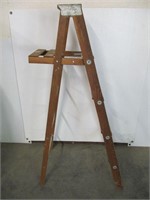Older 57" Wooden Step Ladder