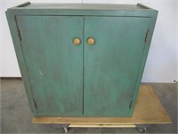 Wooden Storage Cabinet - Adjustable Shelves
