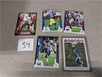 SELECTION OF 5 SPORTS  CARDS