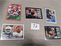 SELECTION OF 5 SPORTS CARDS