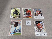 SELECTION OF 5 SPORTS CARDS