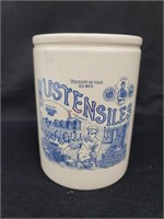 Vintage Look Utensil Container