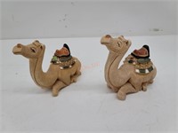 Pair of Camel Figurines