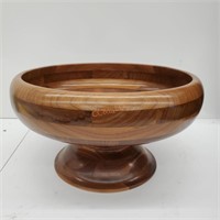 Wooden fruit bowl