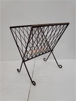 Heavy Metal Folding Magazine Rack