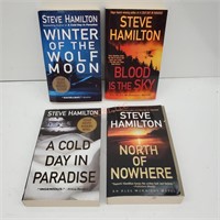 Collection of 4 Steve Hamilton Paper Back Books