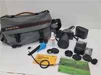 Canon T70 Film Camera w/ Lense & Accessories