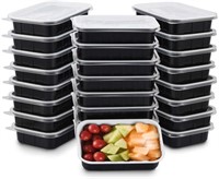 OTOR Meal Prep Containers 25 Sets with Clear