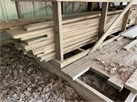 580 Feet of Lumber - Good Quality (maybe mahogany)
