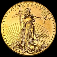2021 $50 Gold American Eagle UNCIRCULATED 1Oz