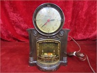Vintage mastercraft fireplace clock.
